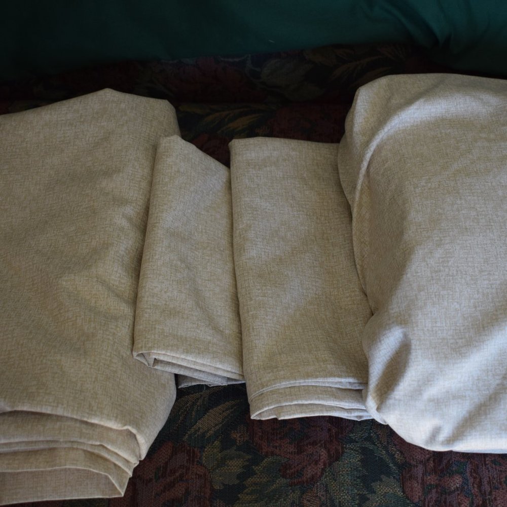 Tan Queen Sheets NWOT